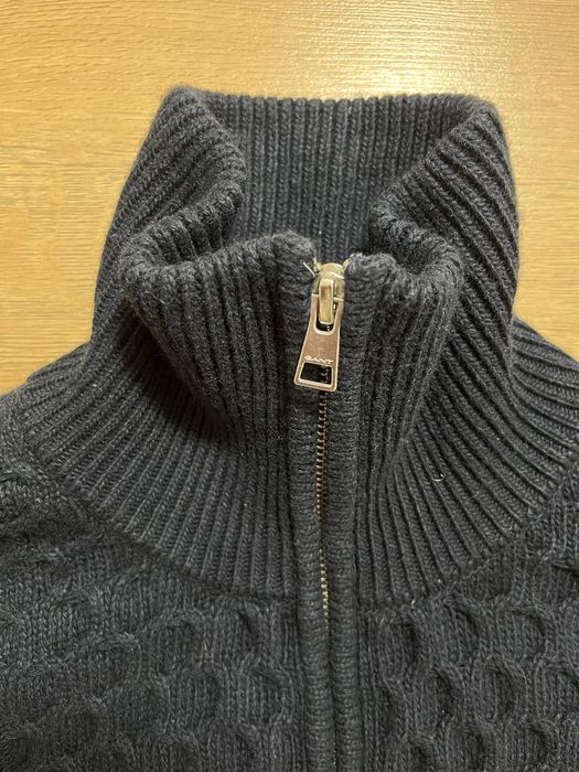 Gant Cable Knit Zip Cardigan размер L
