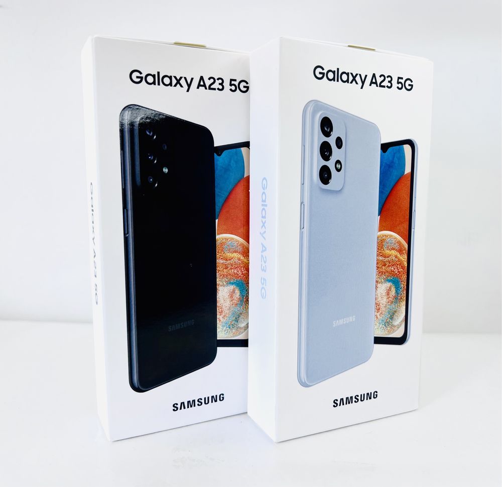 НОВ! Samsung Galaxy A23 5G 64GB 4RAM Black / Blue 2г. Гаранция!