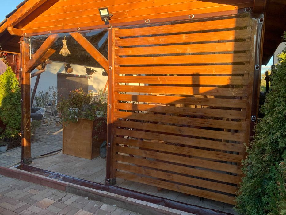 Inchidere terasa , foisoare si balcoane cu folie PVC Cristal