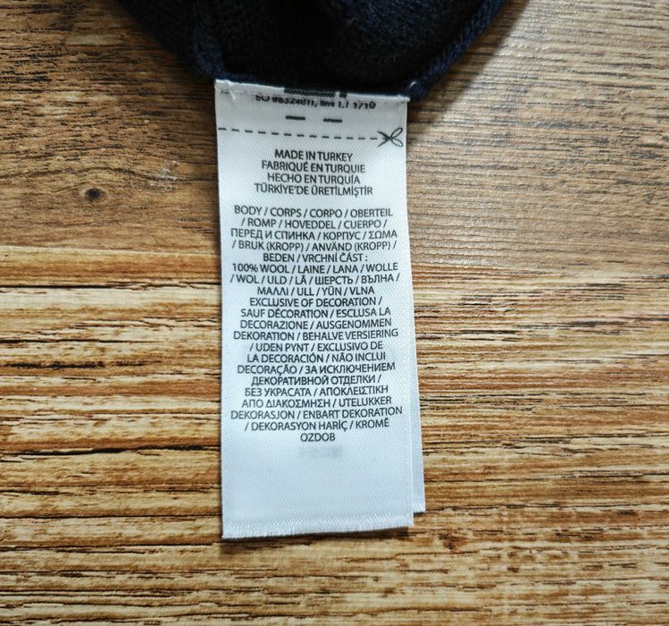 Ralph Lauren Оригинален мъжки пуловер с поло яка и мече  размер М