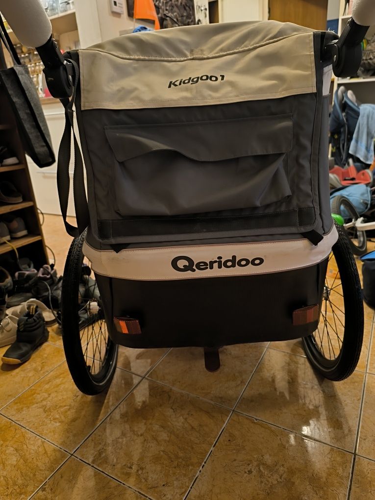 Remorca de bicicleta / carucior pentru 1 copil - Qeridoo Kidgoo 1