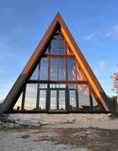 Cabane tip A frem din lemn