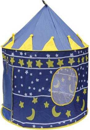 Голяма детска палатка замък в два цвята 135 х 105 см