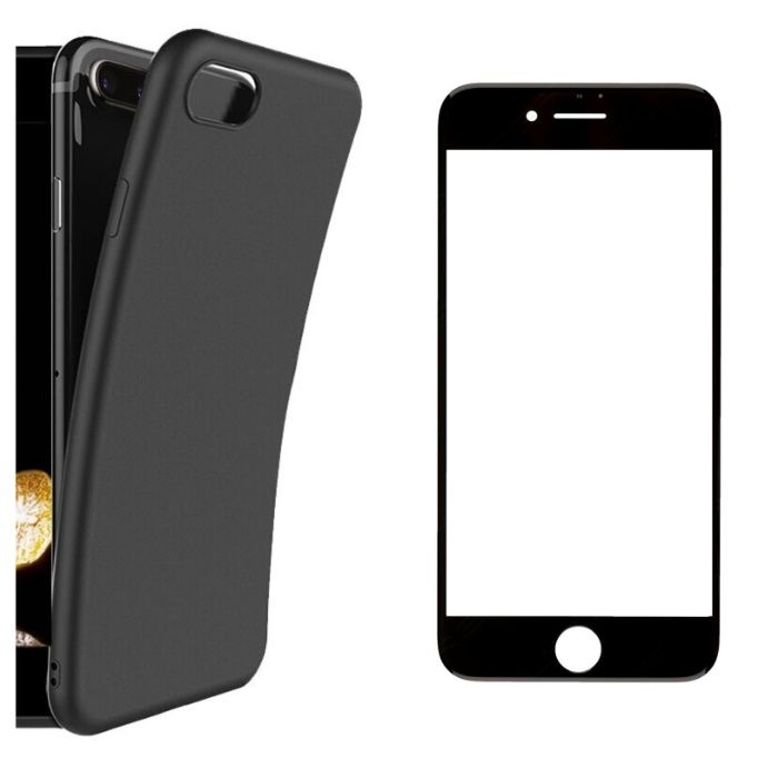 Husa G CASE si Folie Sticla Curbata 6D 11D Iphone 7/8 Plus SE 16E