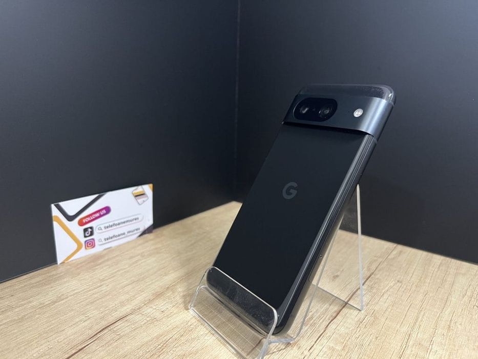 Google Pixel 8 128Gb Obsidian Second-Hand Bun 3 ani garanție, Telefoan