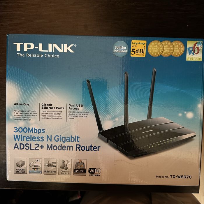 TP-LINK Archer VR400 черный беспроводной роутер