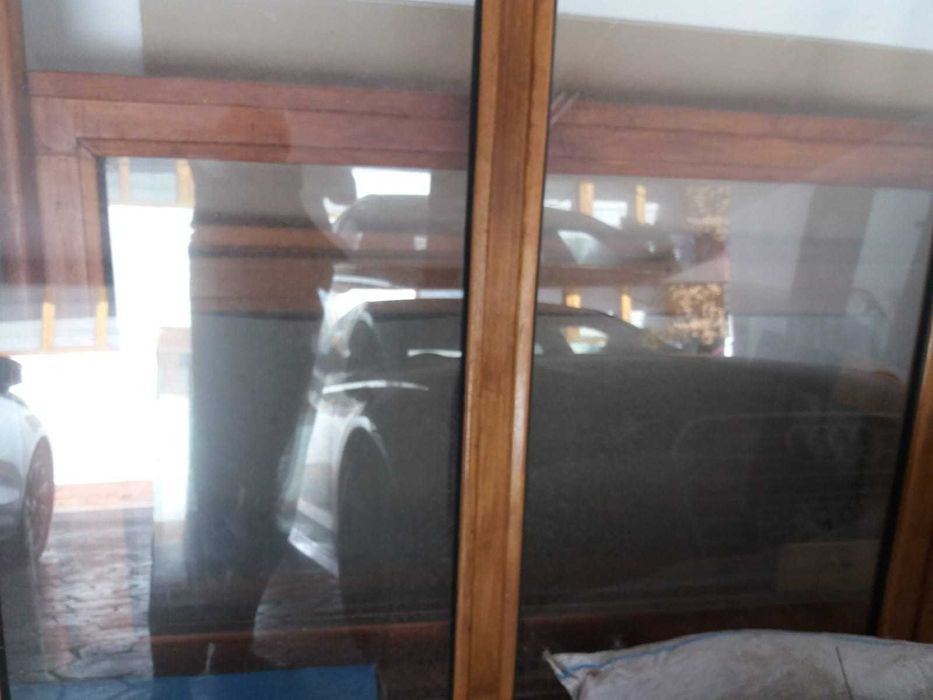 Tamplarie lemn pentru geam termopan stejar şi frasin