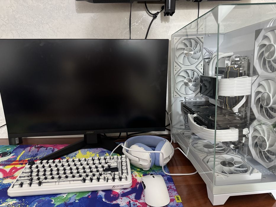 Мощный ПК компьютер RYZEN 7800x3D & RTX 5070 ASUS PRIME kampyuter