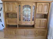 Mobila living/sufragerie lemn masiv