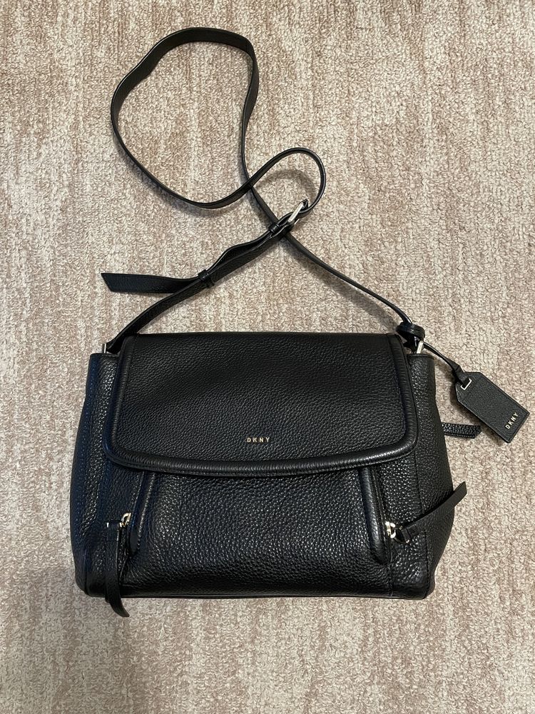 Geanta neagra piele DKNY