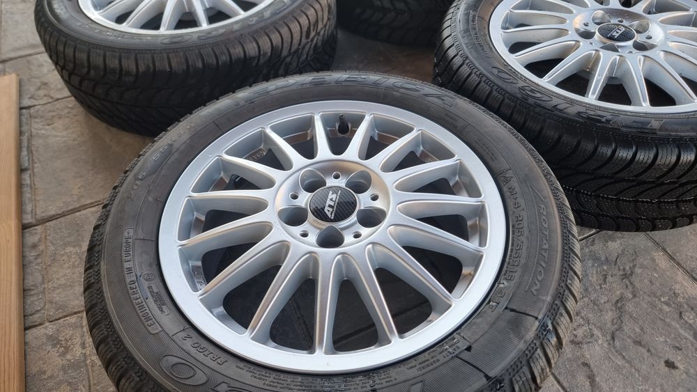 Jante ATS aproape noi + cauciucuri iarnă Debica DOT 2025 – 5x100