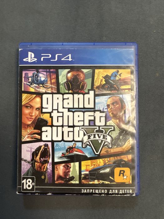 Диск GTA V на PS4
