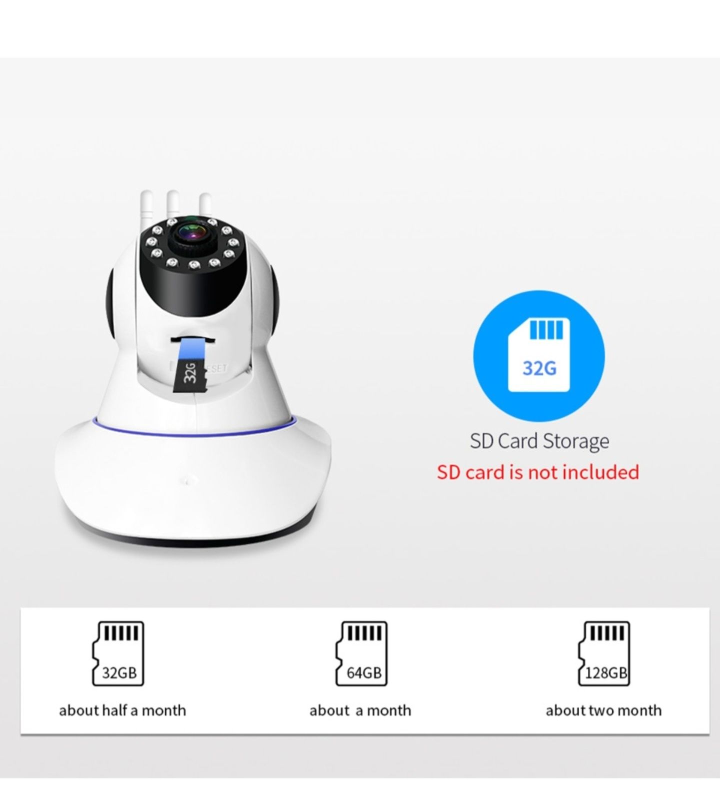 Camera Inteligenta de interior, Wireless, 1080P