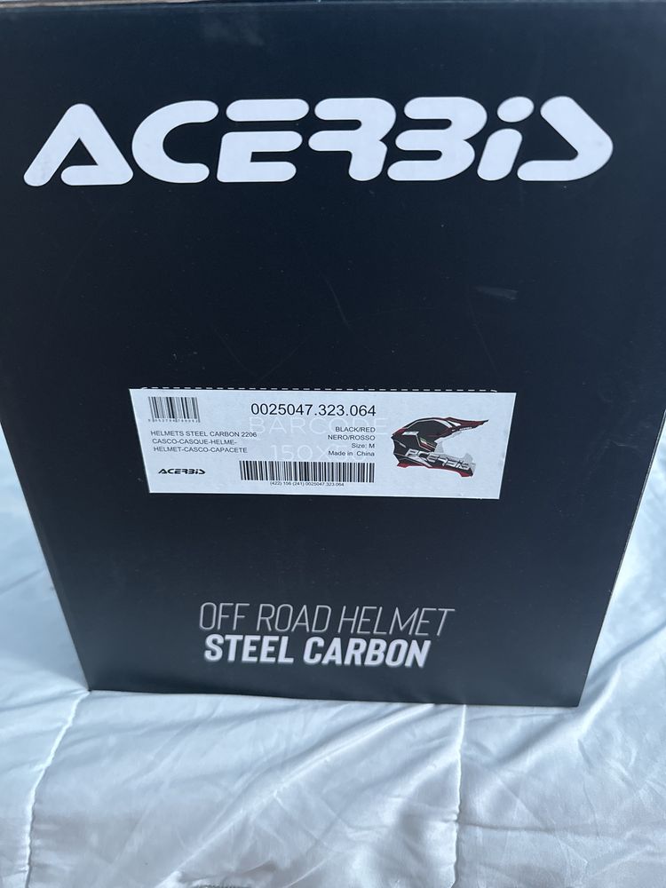 каска acerbis steel carbon