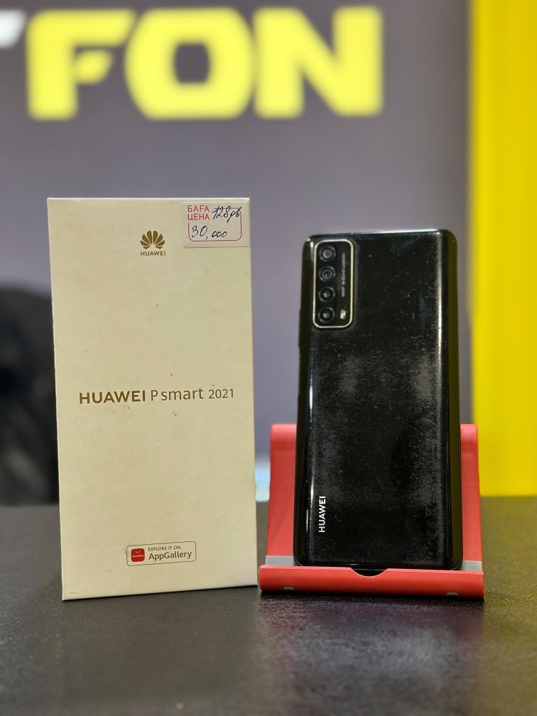 Huawei p smart 2021, 128гб, Kaspi Red