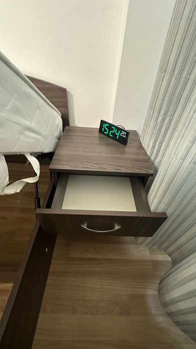 Комплект спалня с механизъм - нощни шкафчета и матрак