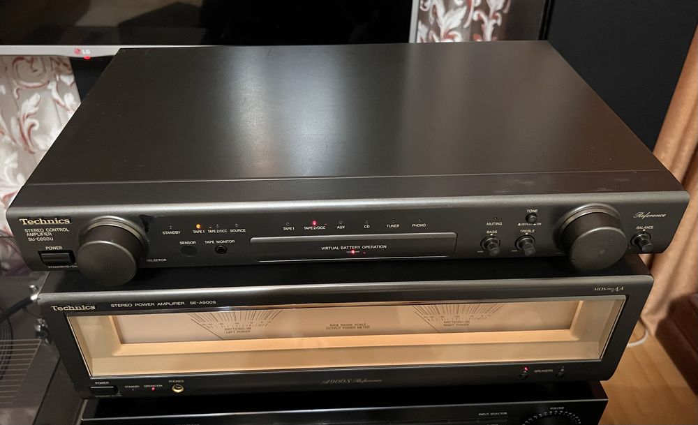 Amplificator Technics SE-A900S si preamplificator SU-C800S