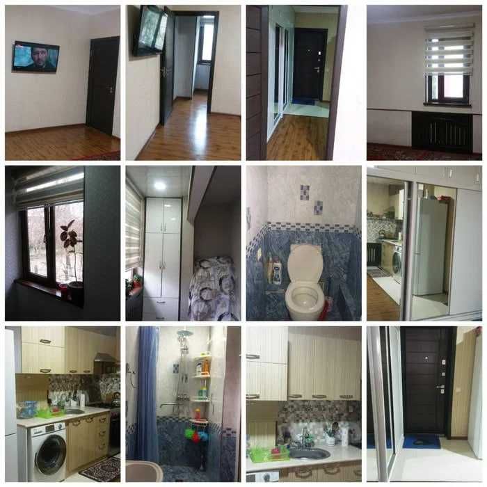 Юнусабад 6-квартал. 1-комнатная переделанная в 2-комнатную, звони !