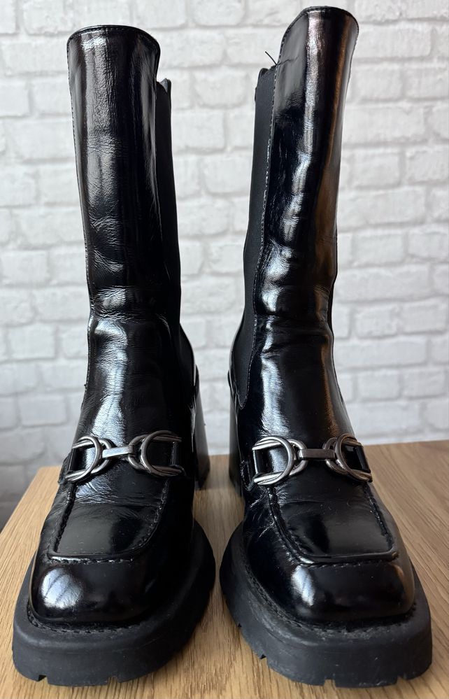 Дамски кожени боти, size 40