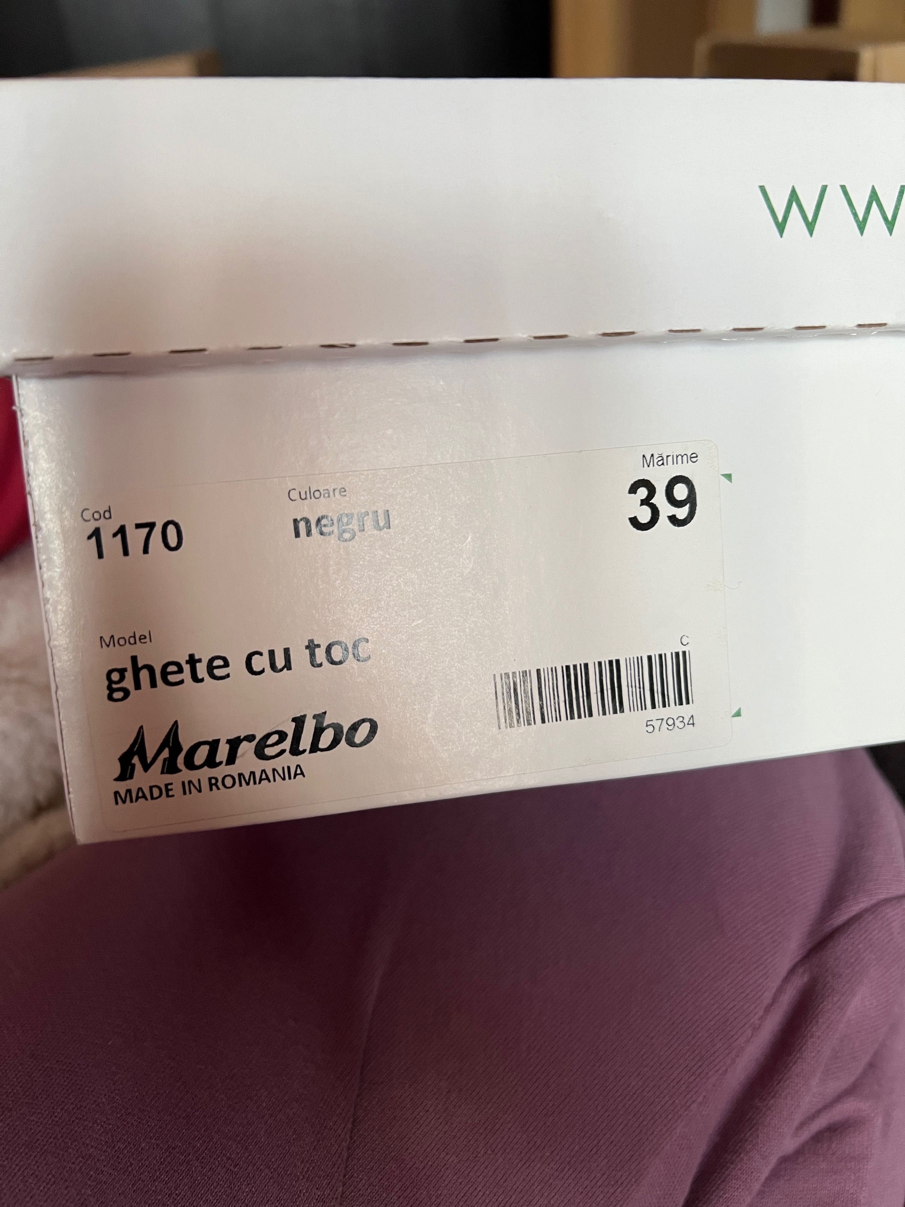 Ghete marelbo piele 100%