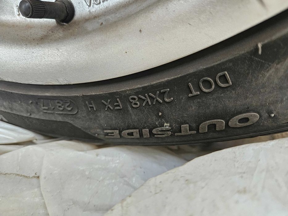 Jante aliaj 17 inch cu anvelope iarna Hankook 5 x 108 Ford Peugeot