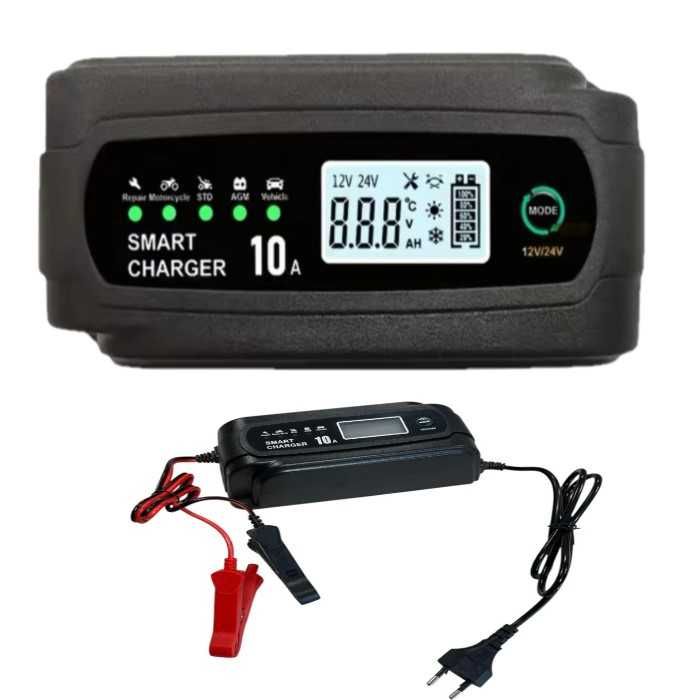 Смарт зарядно за акумулатор Automat, 12-24V, 10A