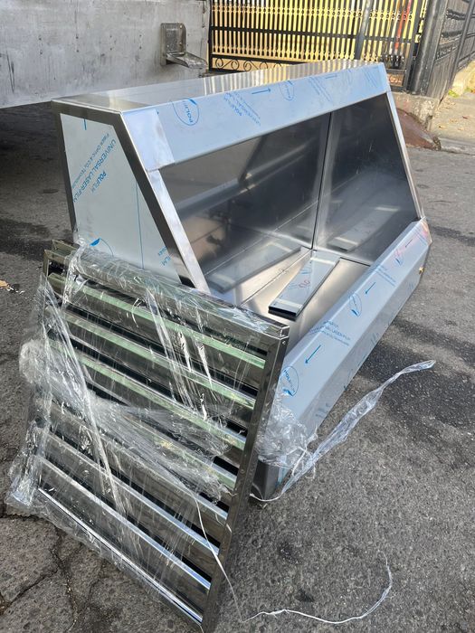 Hota inox cu filtre gratar