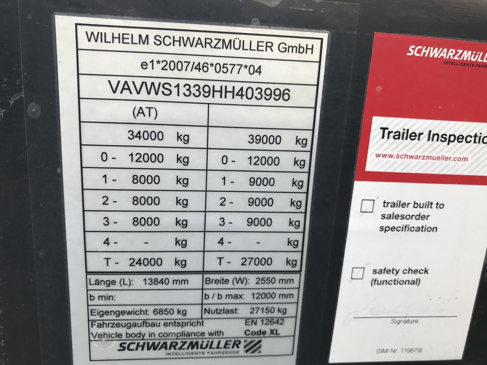 Semiremorci Schwaztmuller