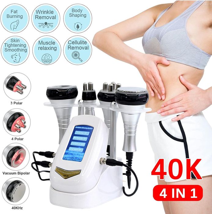 Aparat cosmetic profesional slabire 4in1 cavitatie 40KHz masaj vacuum