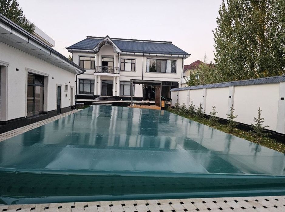 Tent baner salofan ustonovka баннер тент Басен фантан темир билан