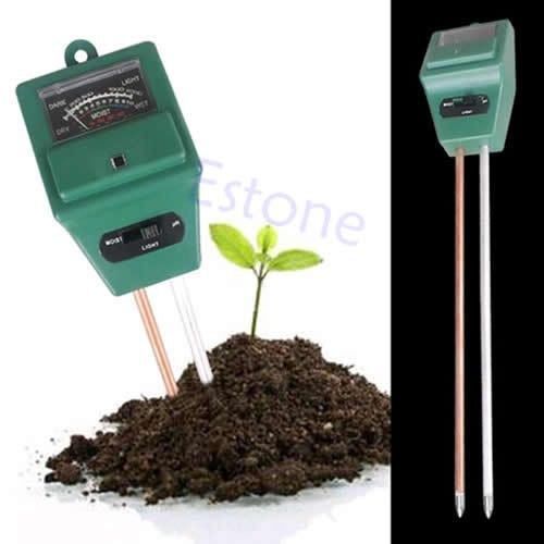 Phmetru ph masoara ph umiditate lumina plante sol 3 in 1