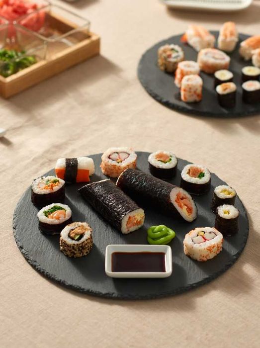 Tava din ardezie pentru servire rotunda 30cm sau patrata 30x30 cm