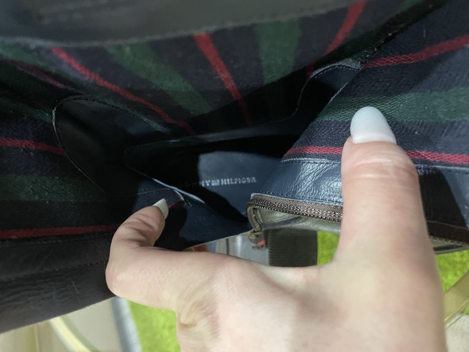 Ghete piele Tommy Hilfiger