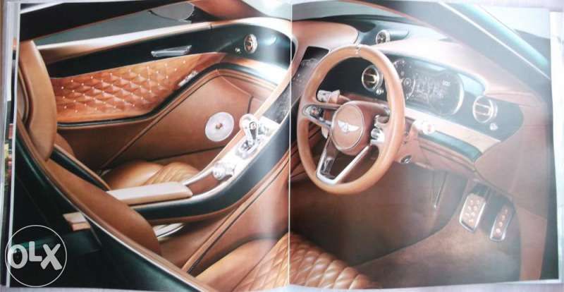 Колекционерски прескит брошура автомобили Bentley EXP 10 Speed 6 6 Con