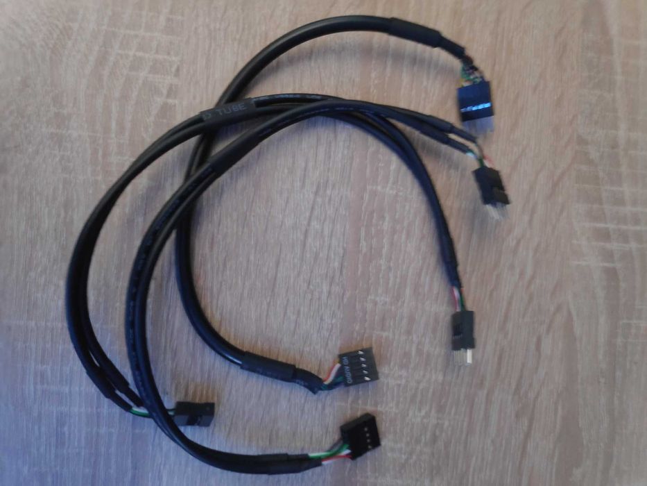 cablu prelungitor 30 cm usb 2, hd audio, 9 pini
