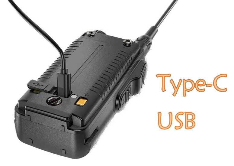 5W Радиостанция Baofeng18L UV-i Black Type-C, висока мощност, FMрадио