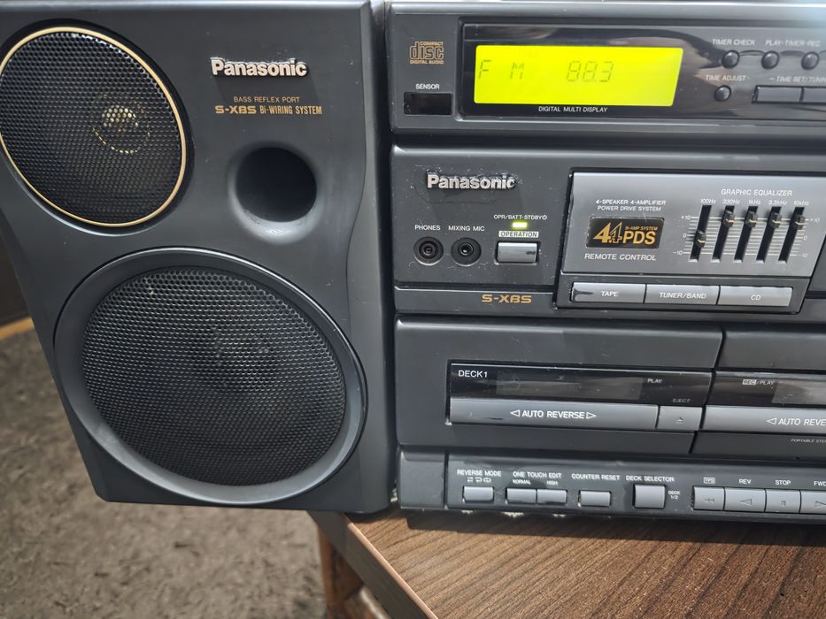 Boombox Radio Cd Casetofon Panasonic Rx-Dt680