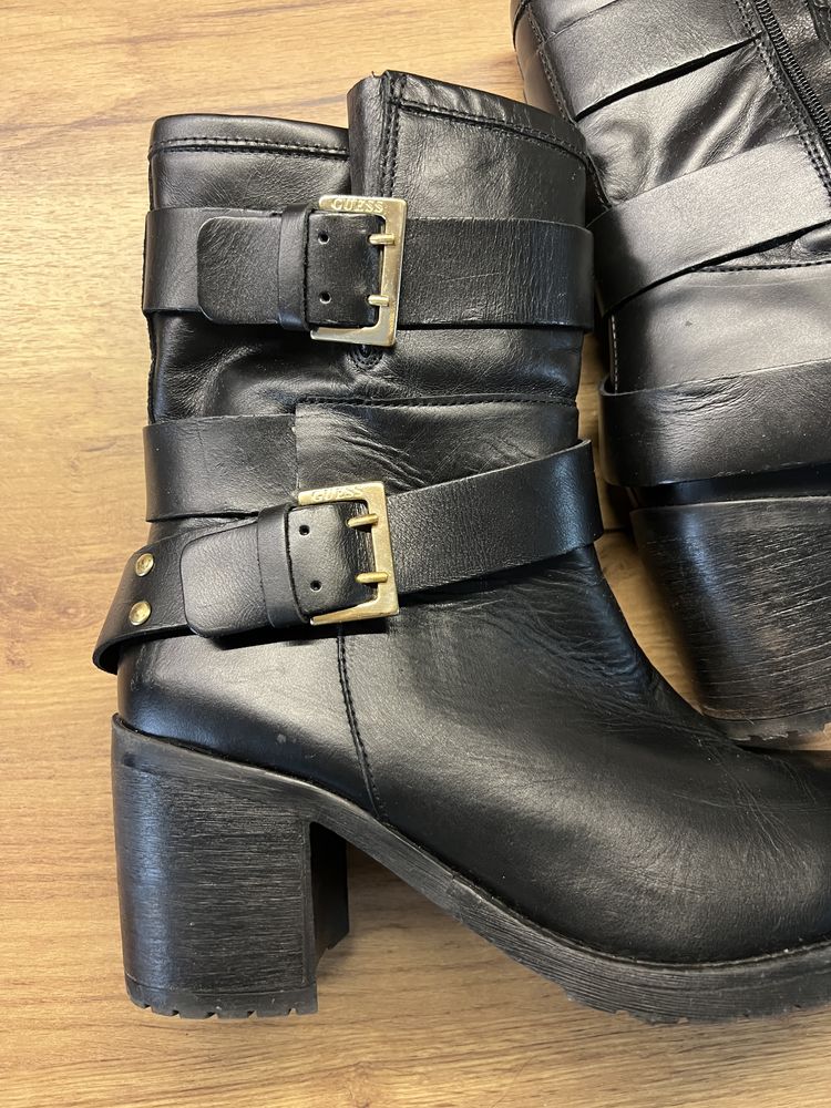 НОВИ Guess боти от естествена кожа