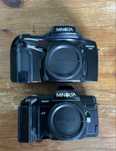 Aparat foto Minolta Dynax 7xi si Minolta 7000AF vintage pe film