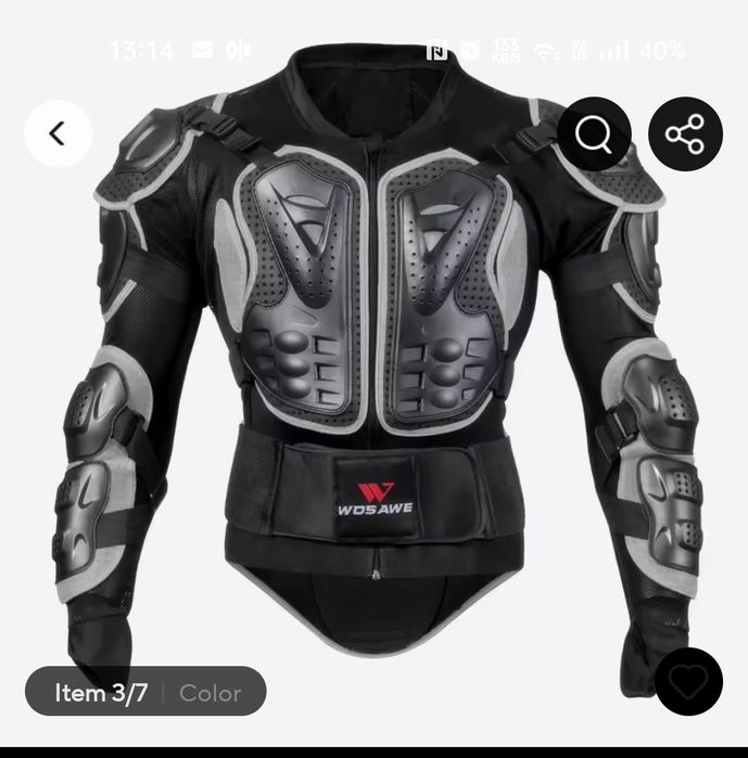 Armura motocross/atv/quad