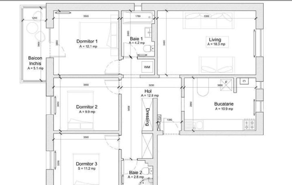 38908  Apartament 4 camere Faleza Nord