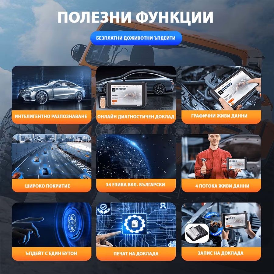 Автодиагностика THINKCAR THINKSCAN 689BT