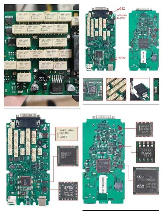 Tester Multimarca  2024 Delphi DS150E cu o singura placa firmware 3201
