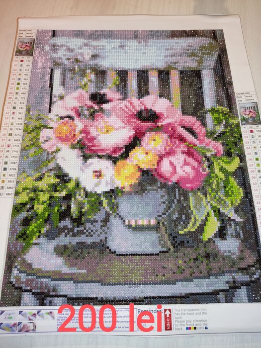 Goblen diamante lucrare manual