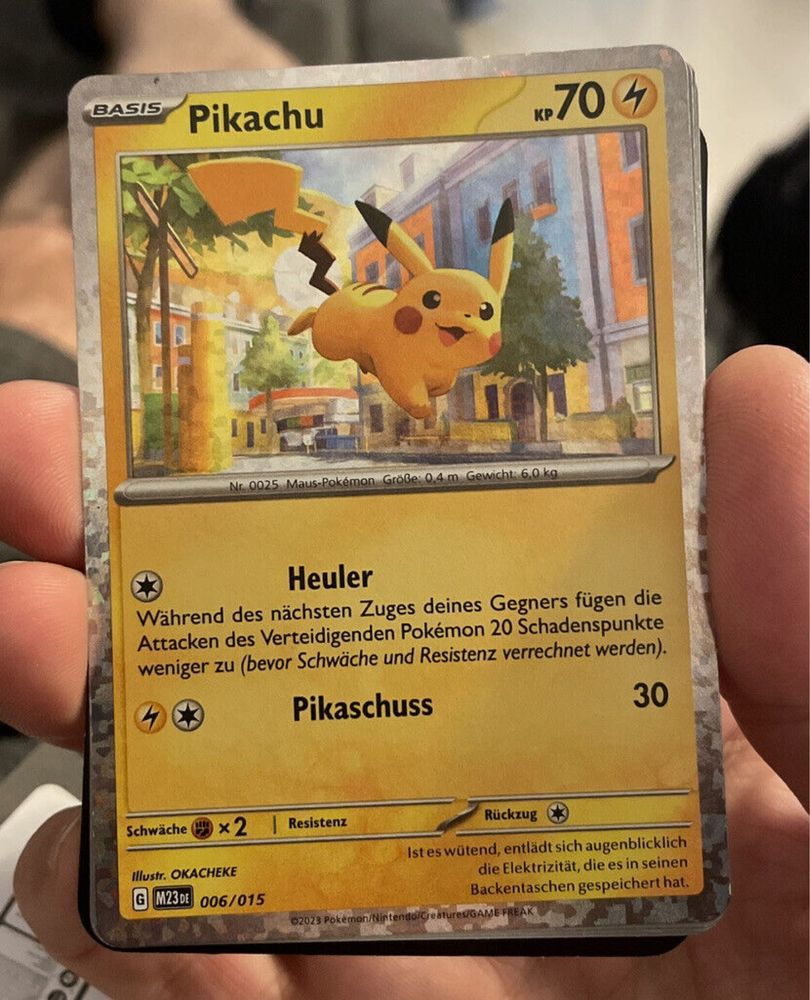 Card pokemon Pikachu