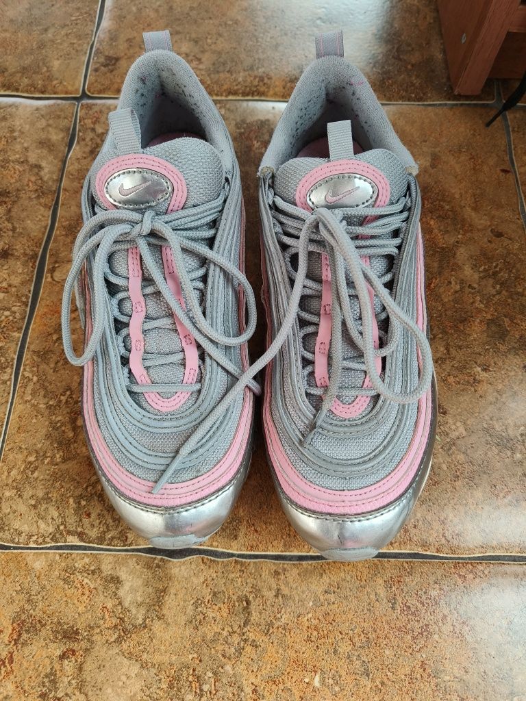 Nike air max 97 gs дамски маратонки розово сребристи