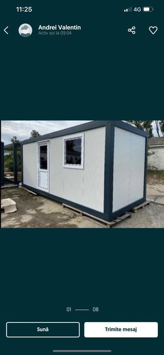 Containere modulare container birou șantier vitrina fast food