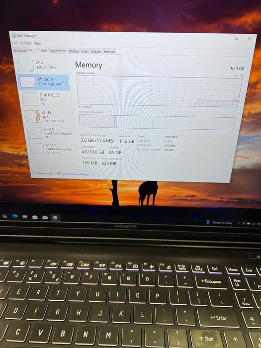Hope Amanet P10/Laptop GigaByte G6X 9K,i7-13650HX,1 TB,16 GB 4060/8 GB