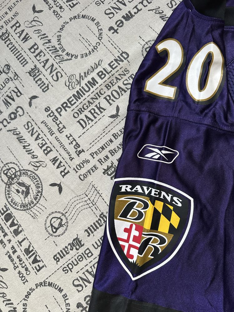 Reebok NFL Baltimore Ravens #20 Reed original jersey блуза.S