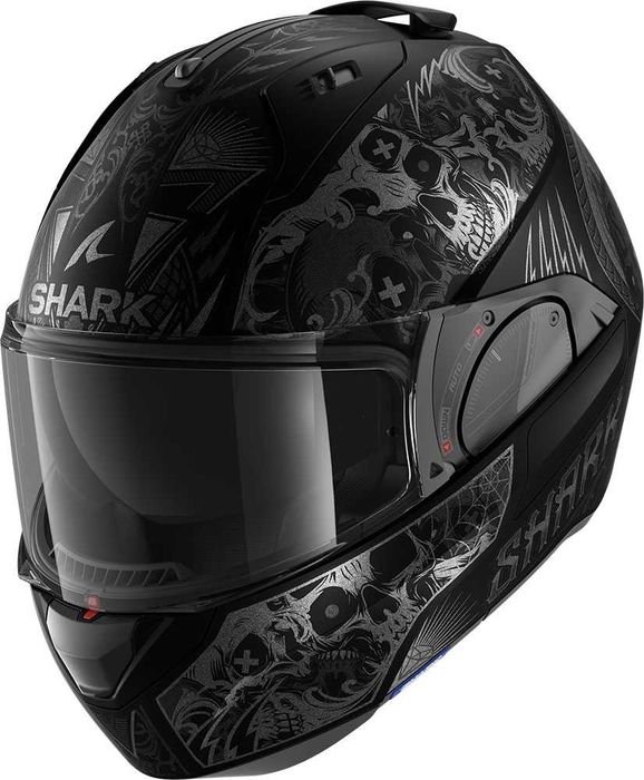 Каска Shark Evo ES Kryd White Black Red/Antrahcite BLACK RED/Yellow